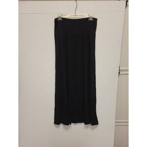 Azules Black Maxi Skirt Womens Size‎ XL USA Made Long Skirt Extra Large